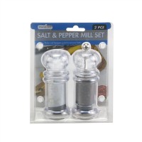 wholesale plastic Salt Shaker and manual spice pepper grinder set salt & grinder pepper mill holders