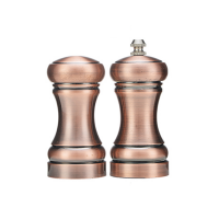 New Design Copper Chrome Salt or Pepper Grinder and Shaker Set