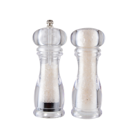 Wholesale Acrylic Manual Salt and Pepper Shaker Set