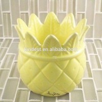 Ceramic Bath & Body Works Candle Sleeve Holder Pineapple design